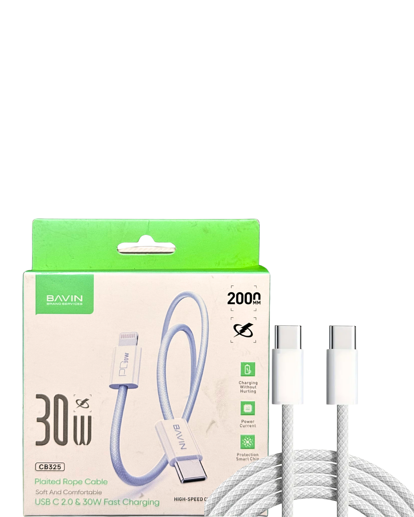 BAVIN USB-C to Lightning 30W Charging cable (2M)