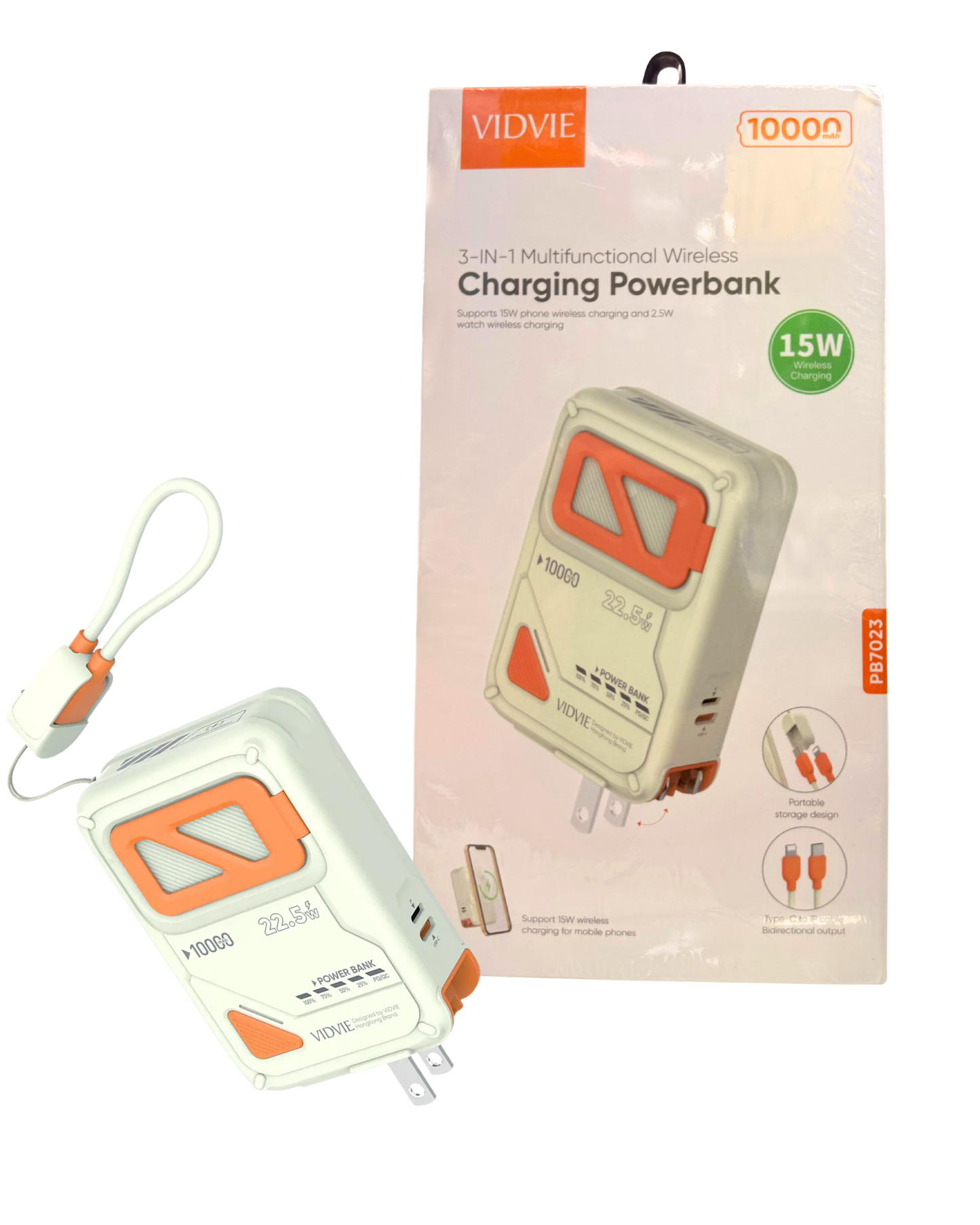 Vidvie 3-in-1 Powerbank (Magsafe)