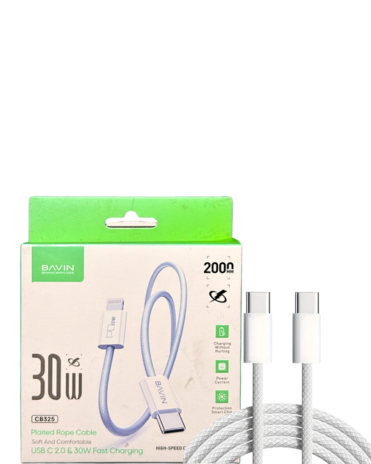 BAVIN USB-C to Lightning 30W Charging cable (2M)