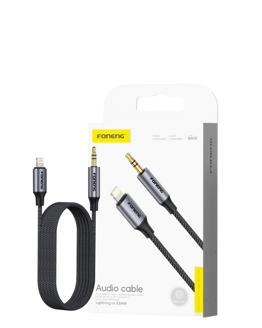 Foneng Lightning to AUX Cable