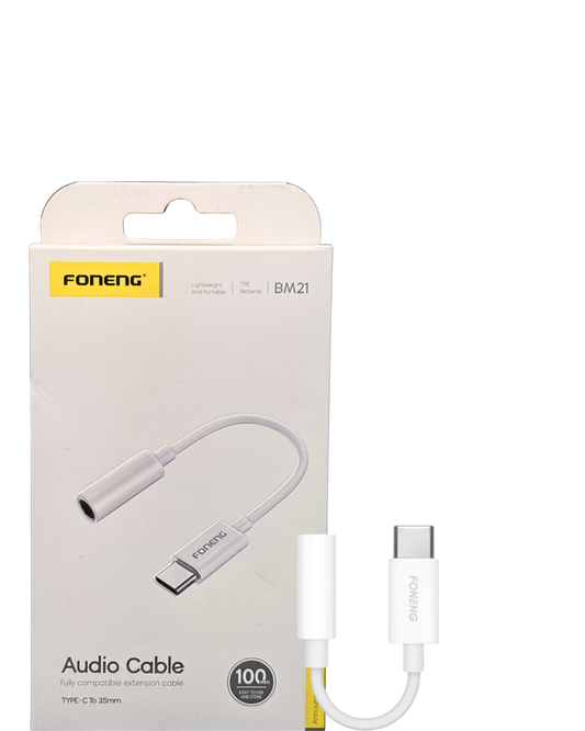 Foneng Audio Cable Dongle (Type-C to Aux)