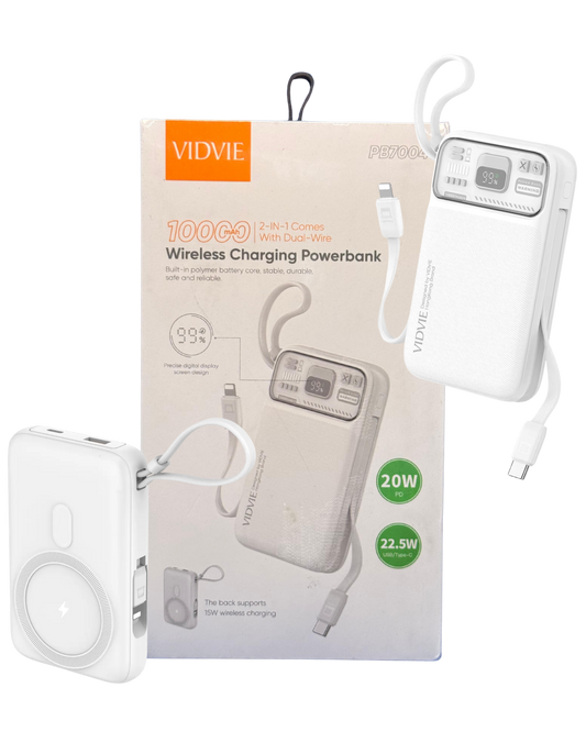 Vidvie 2-in-1 Wireless Powerbank