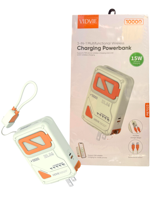 Vidvie 3-in-1 Powerbank (Magsafe)