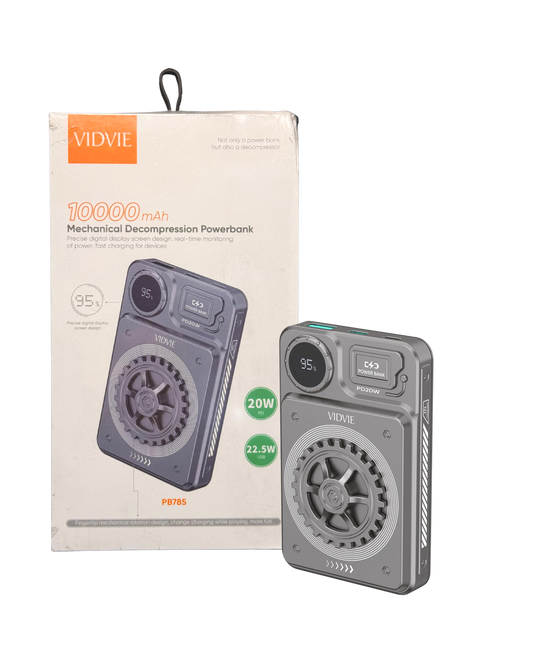 Vidvie Mechanical Decompression Powerbank (10,000) mAh